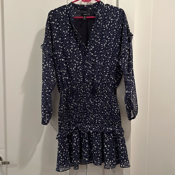 Aqua Dresses & Skirts - Aqua blue and white dress